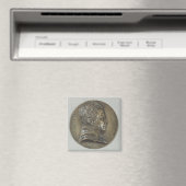 Medallion met een portret van Jacques Lafitte Magneet (Insitu (Vaatwasser))