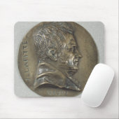 Medallion met een portret van Jacques Lafitte Muismat (Met muis)