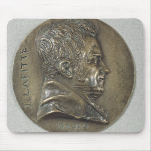 Medallion met een portret van Jacques Lafitte Muismat