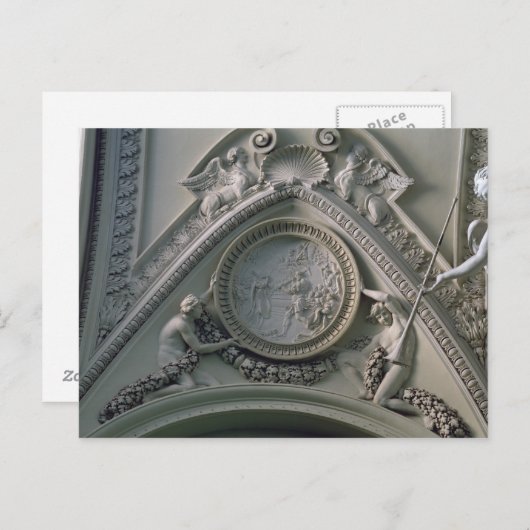 Medallion met Emperor Constantine Briefkaart (Voorkant / Achterkant)