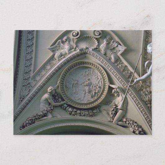 Medallion met Emperor Constantine Briefkaart (Voorkant)