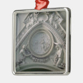 Medallion met Emperor Constantine Metalen Ornament (Links)