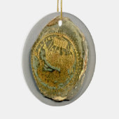 Medallion met Jonah en de walvis, Roman, 4t Keramisch Ornament (Rechts)