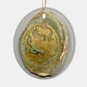 Medallion met Jonah en de walvis, Roman, 4t Keramisch Ornament (Links)