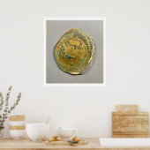 Medallion met Jonah en de walvis, Roman, 4t Poster (Keuken)