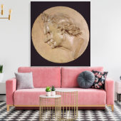 Medallion met Joseph en Etienne Canvas Afdruk (Insitu (Woonkamer))