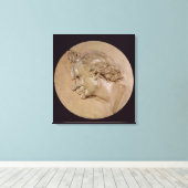 Medallion met Joseph en Etienne Canvas Afdruk (Insitu (Houten vloer))
