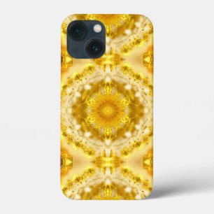 Medallion Patroon in Mosterdgeel Batik Patroon Case-Mate iPhone Case