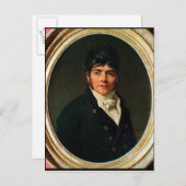 medallion Portrait of the Comte Esteve, 1804 Briefkaart (Voorkant / Achterkant)