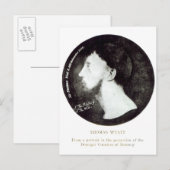 Medallion portret briefkaart (Voorkant / Achterkant)