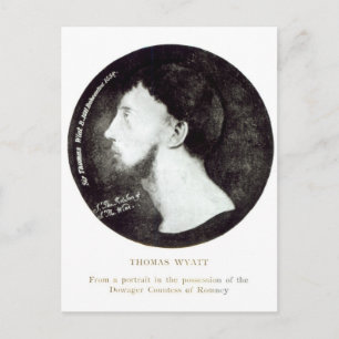 Medallion portret briefkaart