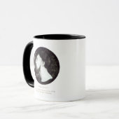 Medallion portret mok (Voorkant links)