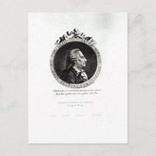 Medallion Portret van Giacomo Casanova, 63 jaar Briefkaart