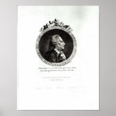 Medallion Portret van Giacomo Casanova, 63 jaar Poster (Voorkant)