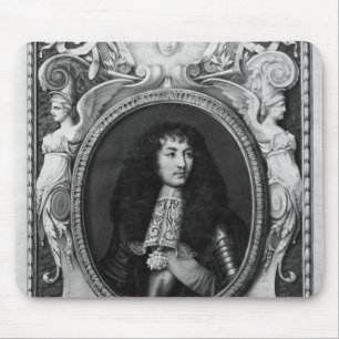 Medallion Portret van Louis XIV Muismat