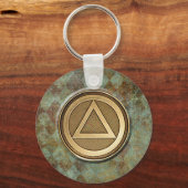 Medallion Recovery Sobriety Sober Sleutelhanger (Voorkant)