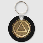 Medallion Recovery Sobriety Sober Sleutelhanger (Voorkant)