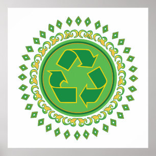 Medallion Recyclen Poster