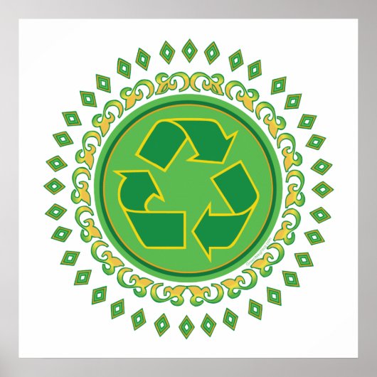 Medallion Recyclen Poster (Voorkant)