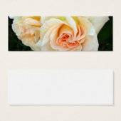 Medallion roos bladwijzer mini visitekaartjes (Voorkant /achterkant)