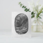 Medallion Self Portrait Briefkaart (Staand voorkant)