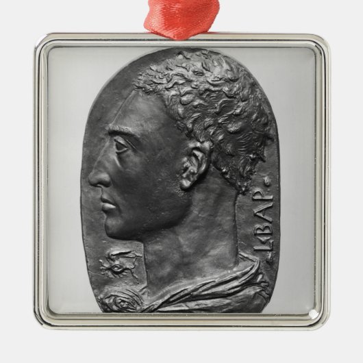Medallion Self Portrait Metalen Ornament (Voorkant)