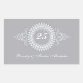 Medallion Silver Jubileum Sticker (Voorkant)