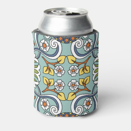 Medallion Turks Stijl  Patroon Blikjeskoeler (Blikje Achterkant)