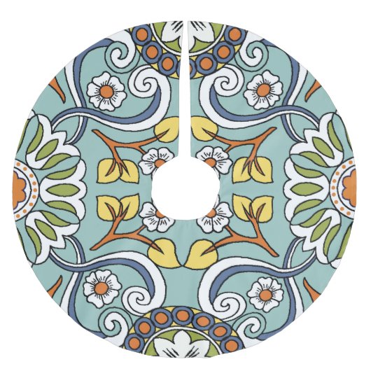 Medallion Turks Stijl Patroon Kerstboom Rok (Voorkant)