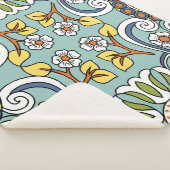 Medallion Turks Stijl  Patroon Sherpa Deken (3/4)