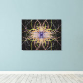 Medallion van Alexandra Cook van Linandara Canvas Afdruk (Insitu (Houten vloer))