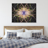 Medallion van Alexandra Cook van Linandara Canvas Afdruk (Insitu (Slaapkamer))