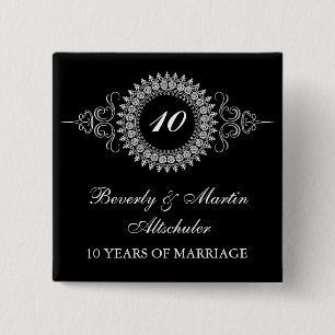 Medallion Verander het Nummer Jubileum Button