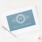 Medallion Verander het Nummer Jubileum Sticker (Envelop)