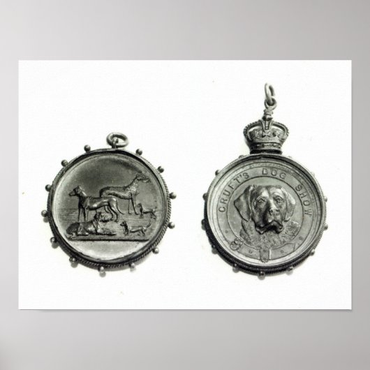 Medals van Cruft's Dog Show, c.1910 Poster (Voorkant)