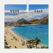 Medano Beach, Cabo San Lucas Glas Ornament (Achterkant)