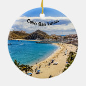 Medano Beach, Cabo San Lucas, keramisch siermiddel Keramisch Ornament (Achterkant)