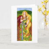 Medb Greeting Kaart (Gele Bloem)