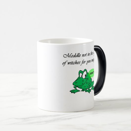 Meddle niet in heksenzaken magische mok (Voorkant rechts)