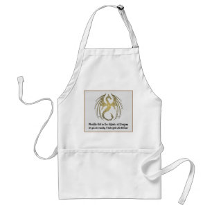 Meddle not in the Affairs of Dragons Apron Standaard Schort