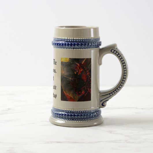 Meddle not Stein Bierpul (Rechts)