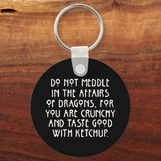 MeddlewithDragons Sleutelhanger (Voorkant)