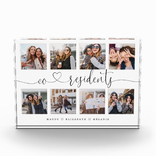 Mede-bewoners Script Gift Voor Vrienden Foto Colla (Voorkant)