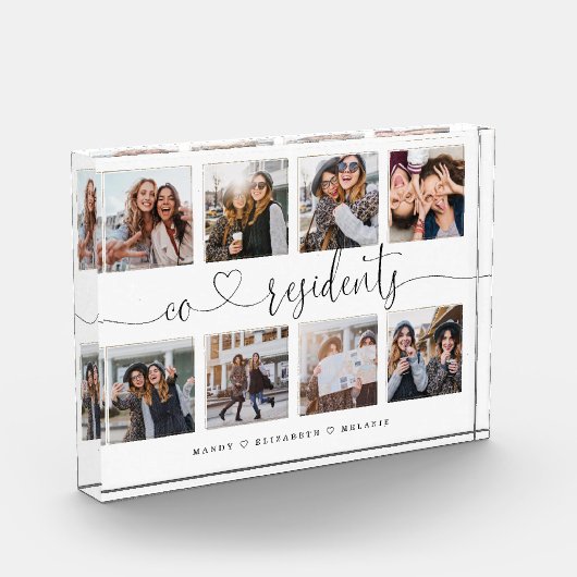 Mede-bewoners Script Gift Voor Vrienden Foto Colla (Links)