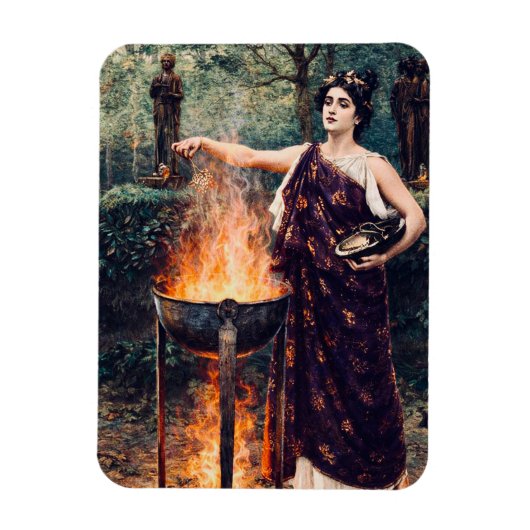 Medea die haar Toverdrank Brouwt –  Magneet (Verticaal)