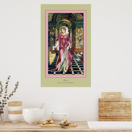 Medea ~ Evelyn De Morgan Poster (Keuken)