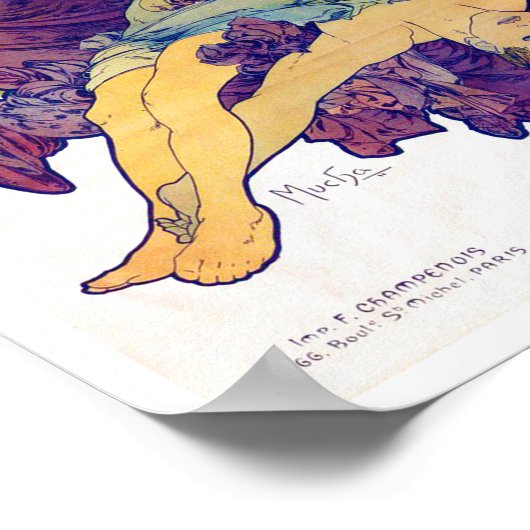 Medea (Medee), Alphonse Mucha Poster (Hoek)