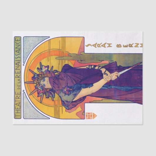 Medea (Medee), Alphonse Mucha Tissuepapier (Voorkant)