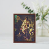 Medea van Eugène Ferdinand Victor Delacroix Briefkaart (Staand voorkant)