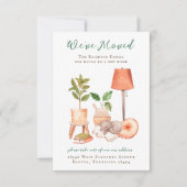 Medeaankondiging Cozy Home Moving Kaart (Voorkant)